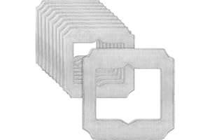 DOKSVP 10 Pezzi per Ecovacs Winbot Mini Salviette di Ricambio Kit, Salviettini per Robot Pulizia per Ecovacs Winbot, W-CC02-0012 Ricambio Panni, per Pulizia Finestra