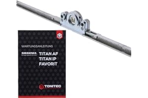 Siegenia Ferrure de fenêtre - Engrenage 3 - Taille 3 MV (FFH 1461-1920 mm) - Avec instructions d'entretien ToniTec pour ferrures de fenêtre Titanium, AF, TITAL IP, Favorit.