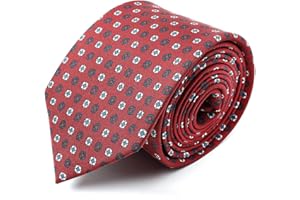 BRERA 67 Cravatta Uomo Elegante in Seta | Cravattino per Completo 150x7 | Cravatte Slim per Vestito da Cerimonia e per Abiti da Lavoro - Diversi Colori e Fantasie