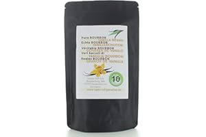 VAYNILLA Vainas de vainilla Bourbon (10 unidades - 12-13 cm) 100% natural de Madagascar, frescas y jugosas, alto contenido de vainilla, vainilla gourmet superior