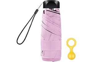 Ombrello Pieghevole Anti UV UPF 50+ - Compatto, Leggero E Impermeabile Con Design Fiorito Per Donna - Foto 13