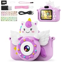 TIATUA Macchina Fotografica Bambini con 2.0 Pollici Schermo & 32G ...