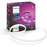 Philips Hue White and Color Ambiance Lightstrip, Kit base Striscia LED Smart da 2m, Bluetooh