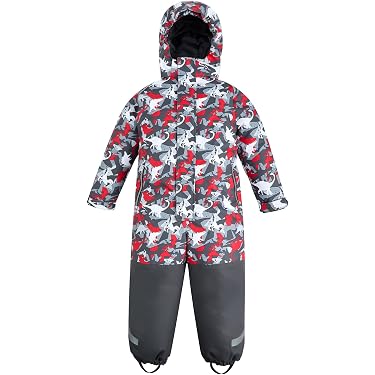 Kiko Jr Tuta Da Sci Impermeabile Per Bambini - 3000 Mm, Traspirante, Fodera In Pile, Elementi Riflettenti - Unisex