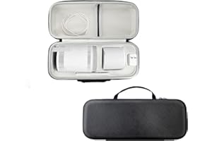 ZLIT Funda para Samsung The Freestyle Projector, carcasa rígida de EVA para viaje, bolsa de almacenamiento para Samsung The Freestyle proyector portátil (negro)