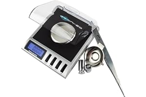 AMERICAN WEIGH SCALES Black Gemini 20 Digital Kitchen Scale, Plastic
