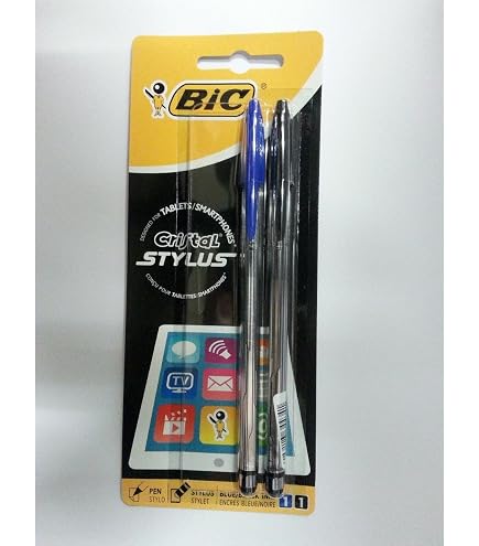 BIC Confezione da 10 blister da 2 ricariche Pte Moy. 1 mm Blu per penna a sfera ATLANTIS CLASSIC NF