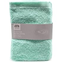 Catherine Lansfield Zero Twist Waschlappen – 100% Baumwolle, 30x30 Cm, Weich & Saugstark, Blau