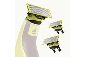 BERLAMB Cuchillas de recambio T-Blade compatibles con afeitadoras eléctricas OneBlade - Pack 2 unidades