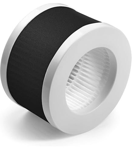 PUREBURG Filtros de repuesto compatibles con purificador de aire Munchkin, paquete de 6 HEPA con carbón activado 2 en 1