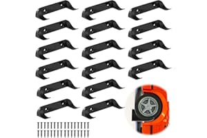 LASUROA 16 piezas de montaje en pared de coche, soporte vertical, estante resistente model de ladrillo, estante de exhibición compatible con Lego Speed Champion