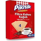 Piknik Kahve Filtre Kağidi 40'li No:4