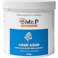 Mr.P Ingredients Agar Agar 100g Powder Vegan Gelatine Replacement Ideal for Jelly Mousse Molecular Gastronomy Gelling Agent V