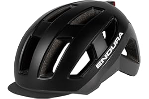 ENDURA Casco de Ciclismo Urban Luminite con luz led Recargable por USB | IR a Trabajar en Bicicleta | Casco para desplazarse al Trabajo | Ciclismo Nocturno