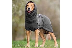 HXKJ Nouveau Polaire col Haut Grand Chien Pull Automne vêtements pour Animaux de Compagnie pour Grands Chiens lévrier Saint Bernard Veste Chien Manteau honden kleding