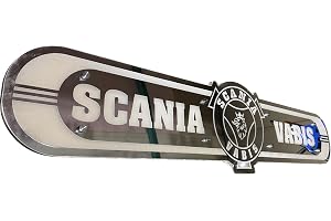 SCANIA LED-skylt 100 x 25 cm LED-skylt med Scania-logotyp justerbar ljuseffekt