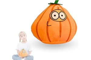 Vicyol S&D Bambola di Peluche Pou. Giocattolo di Peluche Pou Travestito. Bambola Kawaii Pou per Bambini di Tutte le Età. Carino Pou Peluche. Alien Pou di Peluche. (Zucca)