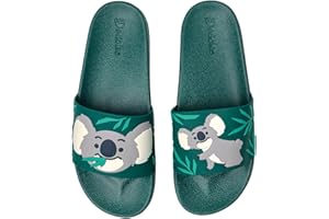 Dedoles Ciabatte & Pantofole Donna Uomo & Bambini Sandali per Spiaggia e Piscina con tanti Design Patatine Fiori Volpe Lama Nuvole Ketchup Regalo