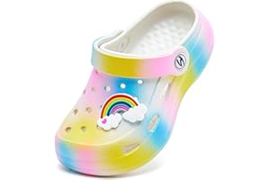 HOBIBEAR Enfants Sabots Classiques Chaussures de Jardin Filles Garçons Sandales de Plage