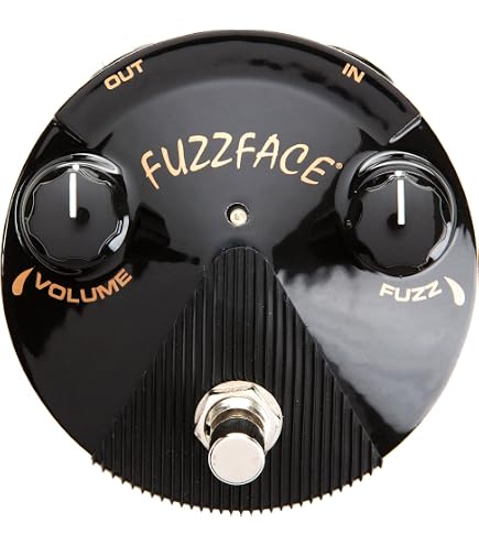 Jim Dunlop JD-F2 Fuzz Face Guitar Effect Pedal - Red : Amazon.co