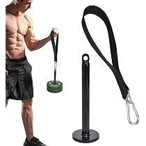 Cinghia Di Estensione Per Allenamento Sospensione – Attacco Ad Ancoraggio Con Anelli In Acciaio – Per Battle Rope E Fitness - 3