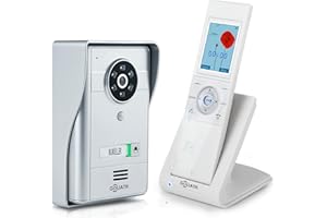 GOLIATH® Funkklingel mit Kamera & Türöffner [KABELLOS] - Türklingel mit Kamera - Doorbell Camera - Video Klingelanlage mit Türöffner - Funkklingel ohne Kabel - Haustürklingel mit Bewegungsmelder