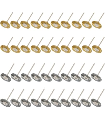 Brosse Abrasive Flexible Dia.30x70x200mm P320 - Outil Ébavurage Et Polissage