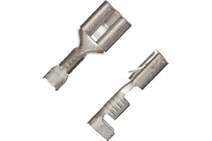 VS-ELECTRONIC - 320366 Flachsteckhülse RSR, 6.3-2.5, Beutel, Verzinnt (100-er pack) 325366