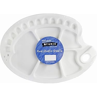 Tavolozza Per Pittura Professionale - 17 Vaschette Per Mescolare Colori Acrilici, Tempera E Poster - Foto 4