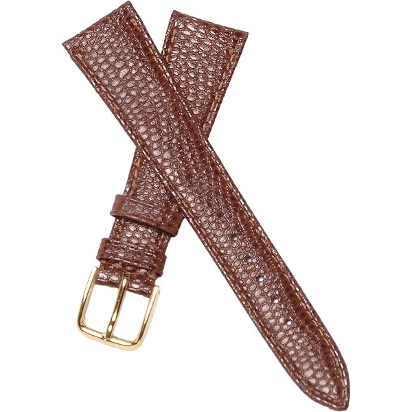 Bracelet Montre En Cuir Lézard – Classique, Disponible En Plusieurs Largeurs 16mm à 20mm