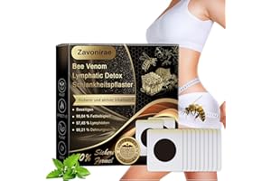 ‎ZAVONIRAE Bienengift Lymphdrainage Schlankheitspflaster, Bienengift Pflaster Zum Abnehmen, Abnehmpatch Abnehmpflaster mit Bienengift, Bienengift Patch, Lymphatic Drainage Slimming Patch, Schnelles Abnehmen
