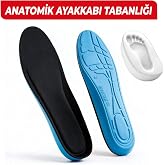 Anatomik Ayakkabı Tabanlığı, Memory Foam Hafızalı Tabanlık, Yumuşak S&uuml;nger İ&ccedil; Taban, Darbe Emici, G&uuml;nl&uuml;k Y&uuml;r&uuml;y&uuml;ş, Spor, Koşu 