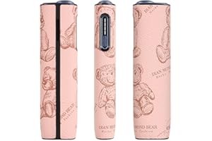 VANSUKY Schutzhülle für iLUMA i ONE (M0033) – Vintage Bärenserie PU Leder & Silikon Cover, Anti-Fingerabdruck, Stoßfest, Kratzfest