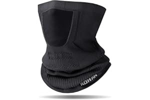 YANIKY Sciarpa tubolare per sci, protezione del viso, foulard da uomo e donna, traspirante, elastica, maschera per il viso per bicicletta, sciarpa antivento, bandana, scaldacollo