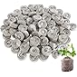 Your's Bath 100Stk Quell-Tabletten Torf-Quelltöpfe mit Nährstoffen Quelltabletten Anzucht Torftablette Kokos…