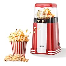 Produktbild von Unique Popcornschachteln Retro – 10 Stück, 15x11x11 Cm – Rot-weiß Gestreift, Für Filmabend & Party