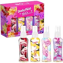 By So…? Womens Mini Body Mist Gift Set, with Red Velvet, Vanilla ...