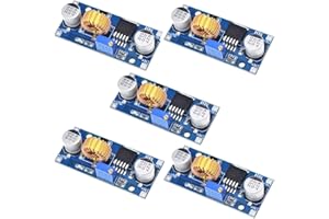 Hailege 5pcs XL4015 DC-DC Buck Converter Step Down Module 4~38V to 1.25-36V 5A Adjustable Step-down Module 96%