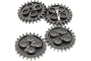 4 x Lego Technic kugghjul nya mörkgrå z24 kugghjul tänder hjul teknik 24505 3648
