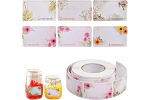 DAELESR 500 Pièces Étiquettes Maison Autocollantes 3 x 5 cm Adhésives Cuisine Bocaux Confiture