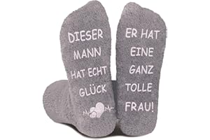 DADAPANGHU Hochzeitstag Geschenke für Frauen Männer, Socken mit Spruch, Lustige Pärchen Geschenke, Freundin Geschenk für Freund, Geburtstag Valentinstag Jahrestag Geschenk für Sie und Ihn