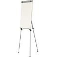 Pragati Systems® Flip-Chart Stand with Frameless MDF Non-Magnetic Dry Erase White Board for Office, Home & School, 2x3 Feet (Grey)