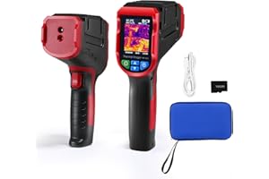 CUPCHID Caméra d'imagerie thermique, résolution 1024 pixels, caméra infrarouge portable, taux de rafraîchissement 20 Hz, caméra thermique compacte avec sac à main, sensibilité d'image thermique 150 mk