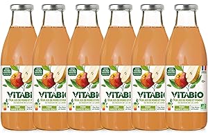 VITABIO - 100% Pur Jus - Poire Xenia et Pomme - 750ml - BIO - Lot de 6