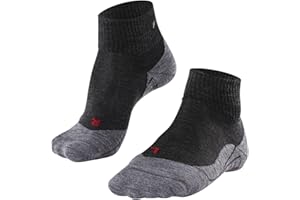 Falke Femme TK5 Short Chaussettes de randonnée Rembourrage léger Anti-Ampoule Fines Respirantes séchage Rapide régulation Climatique Anti-Odeur Laine Fil Fonctionnel 1 Paire
