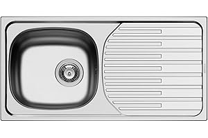 Pyramis 100145402 ET33 Fork Évier encastrable en acier inoxydable Structure lin