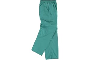 WORK TEAM Workteam Pantalón Sanitario, cintura elástica, bragueta de cremallera. Unisex