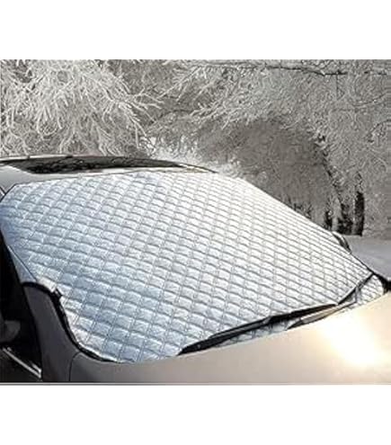Xtreeauto Agnetic Car Windscreen Cover - Heavy Duty Thick Windshield Snow Shield Screen Cover - View #4