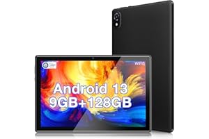 DOOGEE U10 Tablet 10 Pollici Android 13 9GB RAM + 128GB ROM/TF 1TB Quad-Core 2.0 GHz, Tablet Google GMS | Bluetooth 5.0 | WiFi-6 | 5060mAh | 1280 * 800 | 5MP+8MP Tablet PC, TÜV Rheinland, Grigio