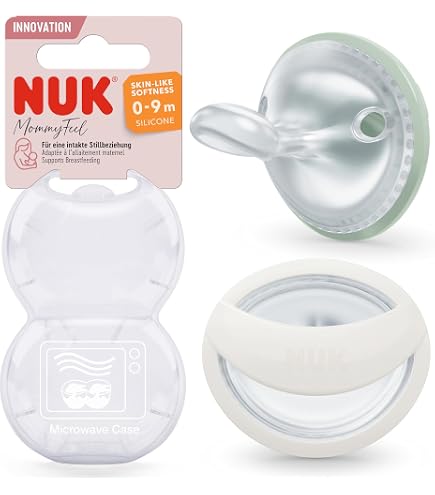 Attache-tétine NUK Avec Clip – Stable, Incassable, Cœurs Roses